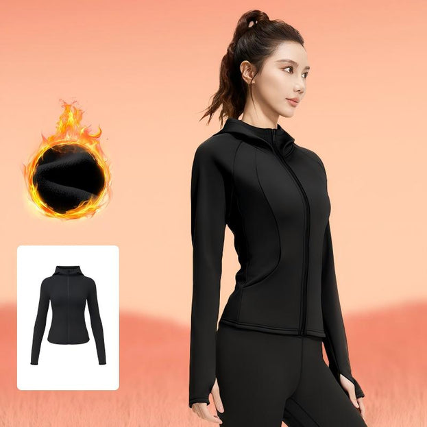 Winter and Autumn Casual Multi-purpose Yoga Fleece Jacket