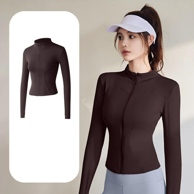 Yoga Sportswear Long-Sleeved Top Jacket For Women