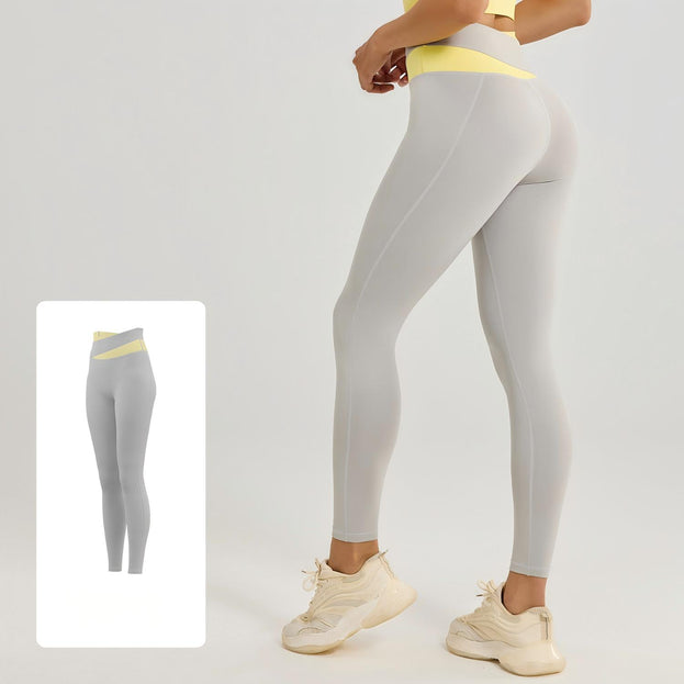 High-Waist Abdominal-Reducing Shock-Proof Yoga Pants