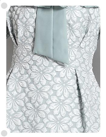 Bow Front Neck Sweet Temperament Short Style Dress