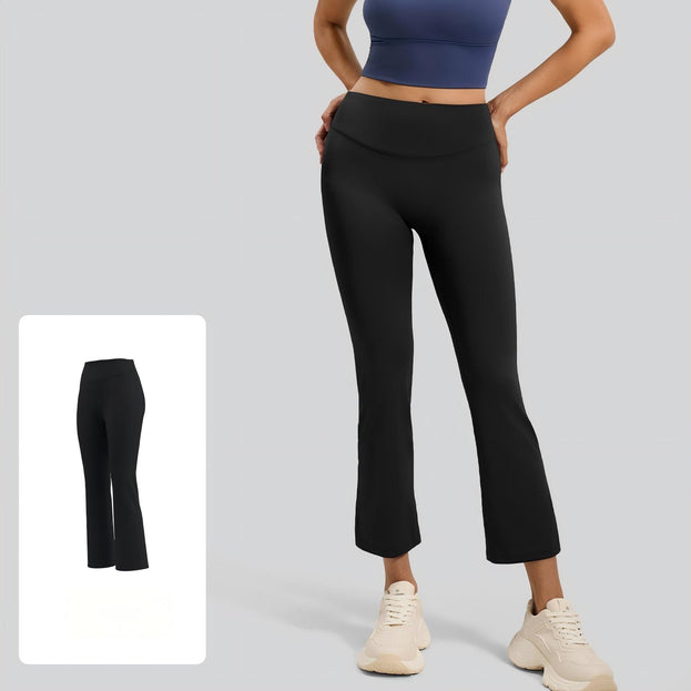 Women's High Waist Hip-lifting Sports Cropped Pants