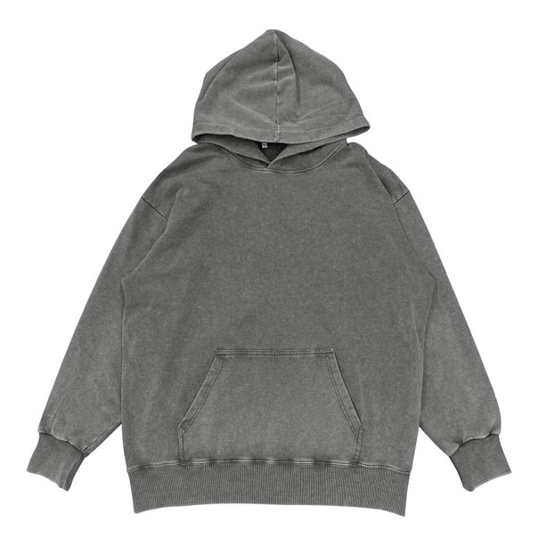 Winter Fashion Trend: Warm And Aged Hooded Cotton Men's Sweatshirt