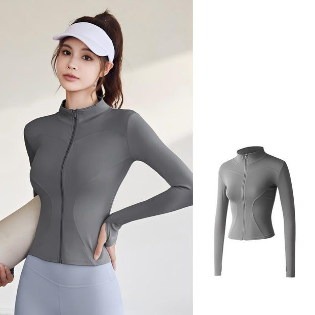 Yoga Sportswear Long-Sleeved Top Jacket For Women