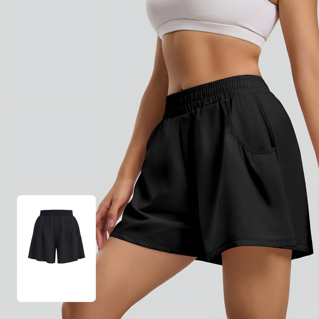 Casual Sports Running Outdoor High-Waist Shorts Women
