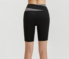 Women's Colorblock Casual Breathable High Elastic Yoga Pants