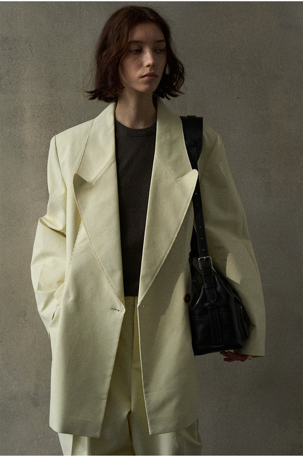 Fashionable, Three-dimensional, Crisp And Waist-cinching Casual Commuting Women Blazer