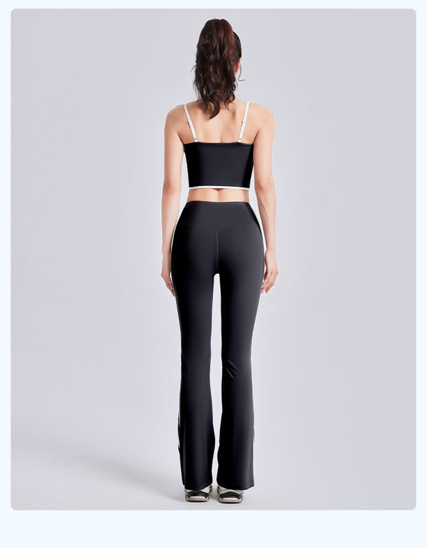 Women's Linear Outdoor Sports High Waist Slimming Suit
