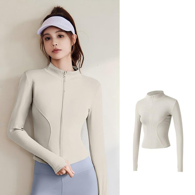 Yoga Sportswear Long-Sleeved Top Jacket For Women