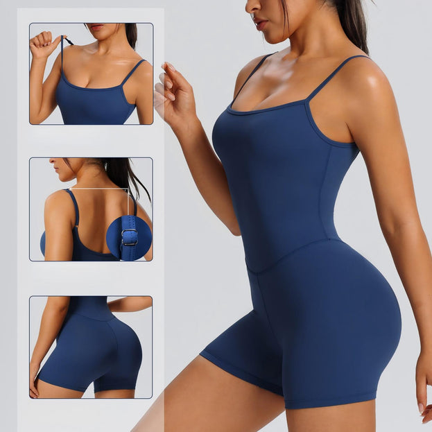 Women's Adjustable One-Piece Sports Camisole Outfit