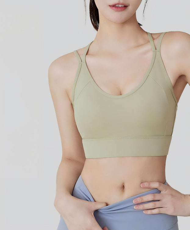 V-Neck Cross-Shoulders Yoga Underwear