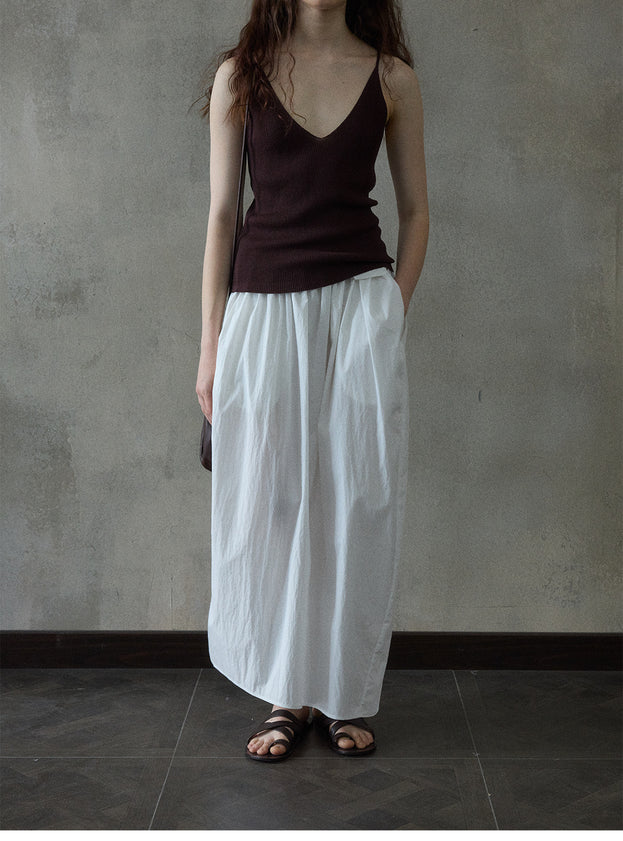 Summer Fashion Soild Colour Silm-fit Women Skirt