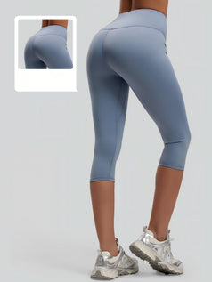 Women's High-Waist Tight Hip-Lifting Cropped Yoga Pants