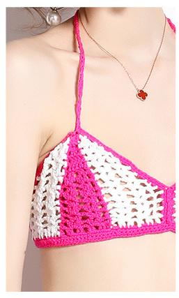 New Chest Hanging Neck Vest and Tassel Bag Hip Half Skirt Hollowed Out Two-Piece Summer Suit