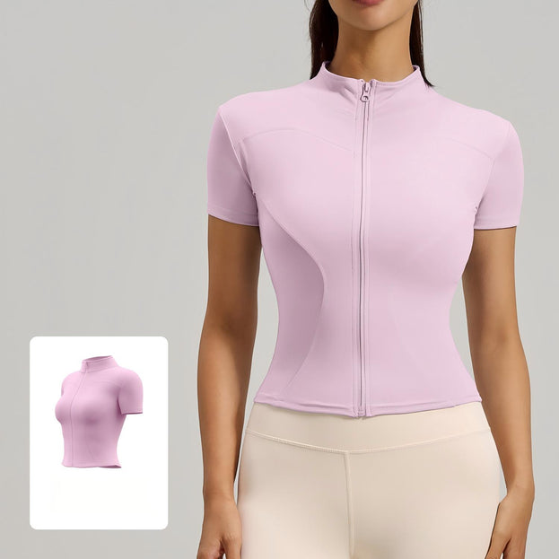 High Elasticity Tight Sports Yoga Top for Women