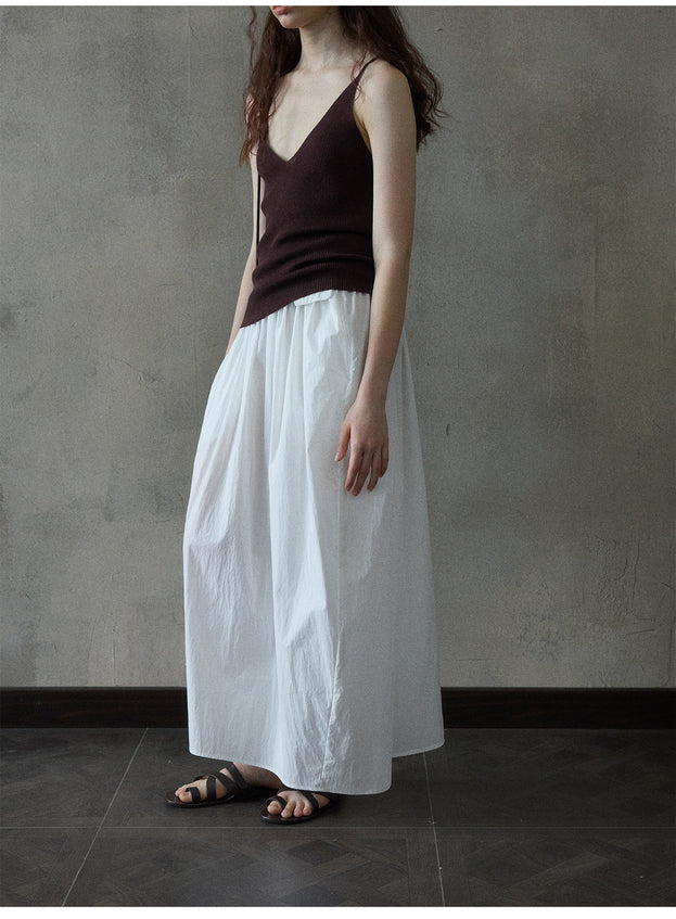 Summer Fashion Soild Colour Silm-fit Women Skirt