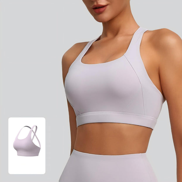 Cross-Detachable High-Elasticity Sports Bra