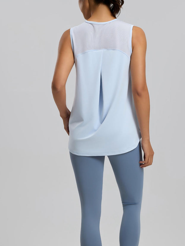 Loose Mesh Quick-Drying Yoga Sports Top