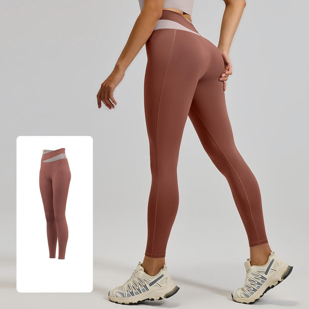 High-Waist Abdominal-Reducing Shock-Proof Yoga Pants