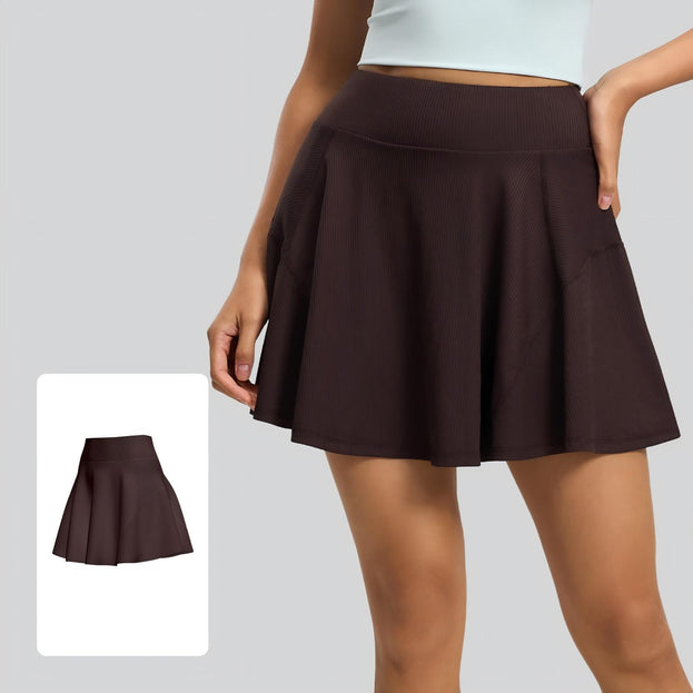 One-piece Fake Two-piece Sports Fitness Yoga Skirt