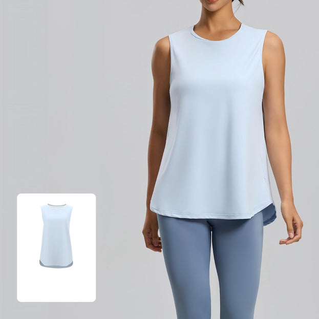 Loose Mesh Quick-Drying Yoga Sports Top