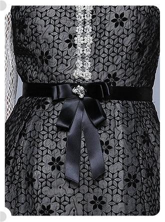 Narrow Waist to Show Thin Temperament Retro Small Fragrance Skirt Long Sleeved Skirt Dress