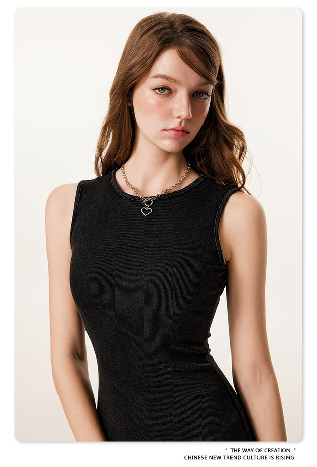 Summer Fashionable And Sexy Slim-fitting Commuter Knitted Dress