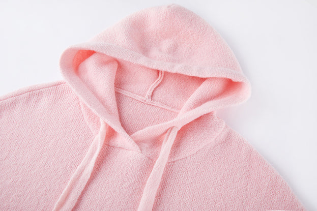 Gradual Change Soft Waxy Lazy Door Sewing Sweater Woman
