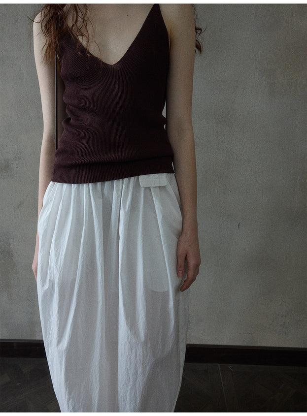 Summer Fashion Soild Colour Silm-fit Women Skirt