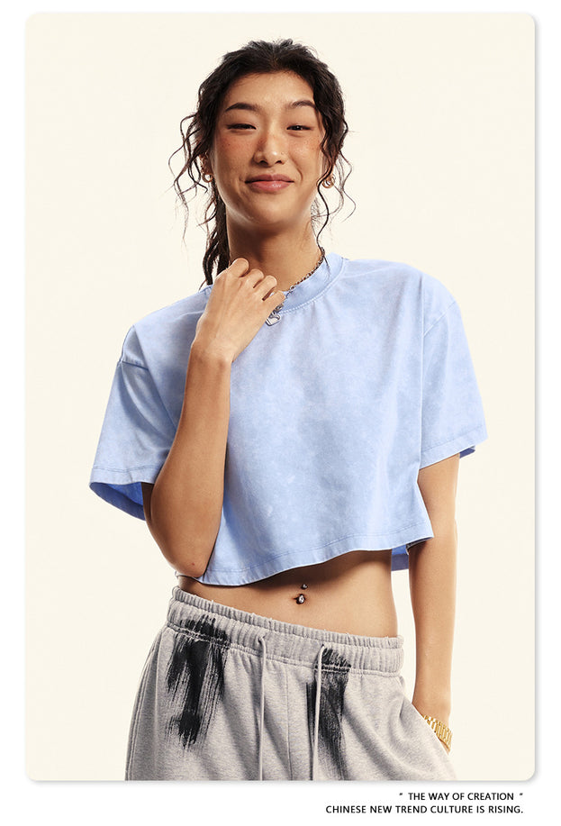 Summer Fashion Umbilical Spice Sporty Casual Top