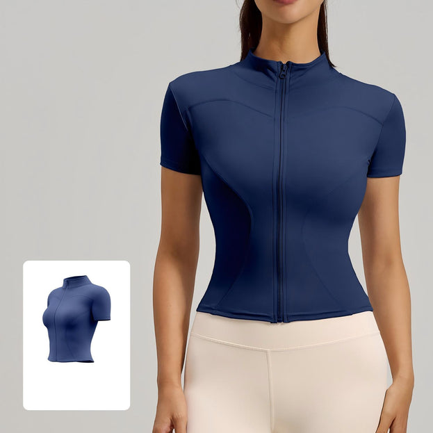 High Elasticity Tight Sports Yoga Top for Women