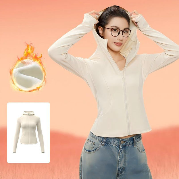 Winter and Autumn Casual Multi-purpose Yoga Fleece Jacket