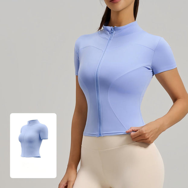 High Elasticity Tight Sports Yoga Top for Women