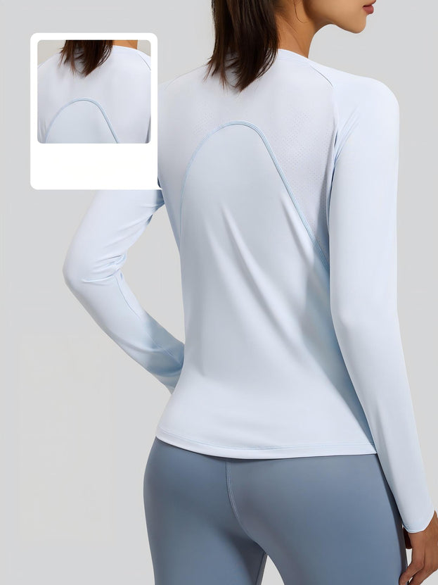 Mesh Breathable Running and Yoga Top for Women
