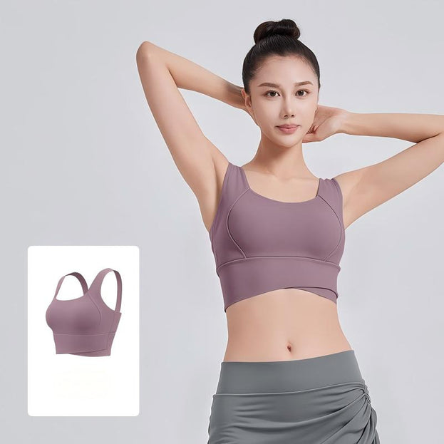 High Waist Cross Vests Fitness Yoga Underwear
