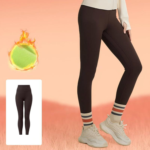 Winter Windproof Warm Thermal Tights with Abdominal Support