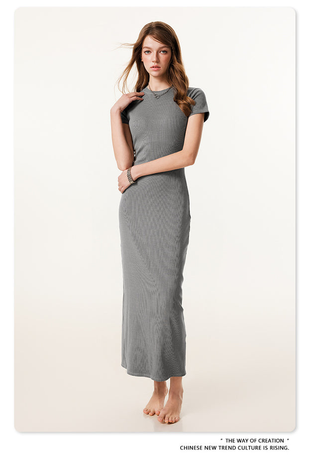 Women's Heavy Washed Short Sleeve Dress