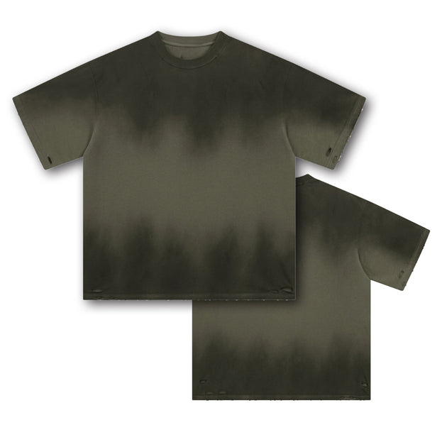 Summer Loose Casual Washed, Aged And Brushed American Men's Top