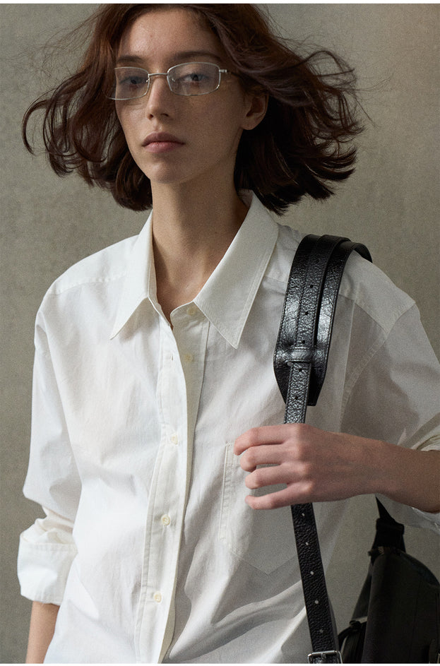 A Stylish, All-cotton, Slimming Commuting Cinched Waist Women Top