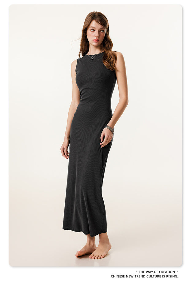 Summer Fashionable And Sexy Slim-fitting Commuter Knitted Dress