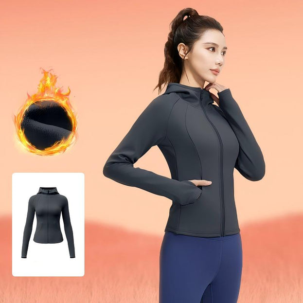 Winter and Autumn Casual Multi-purpose Yoga Fleece Jacket