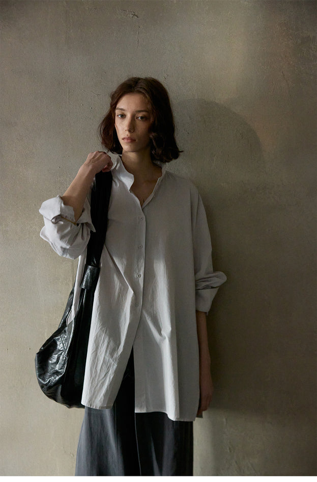 Long-Staple Cotton, Light And Simple, Comfortable For Commuting Women Blouse