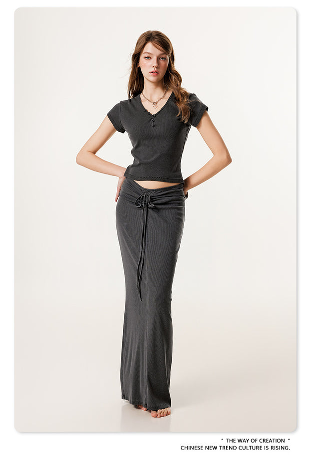 Summer Hot Girl Sexy Beautiful Casual Commuter top