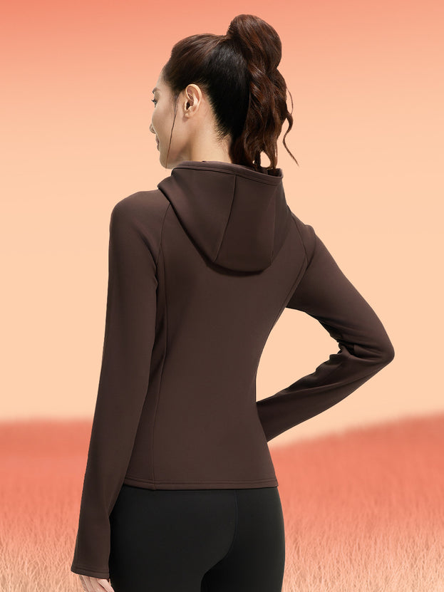 Winter and Autumn Casual Multi-purpose Yoga Fleece Jacket