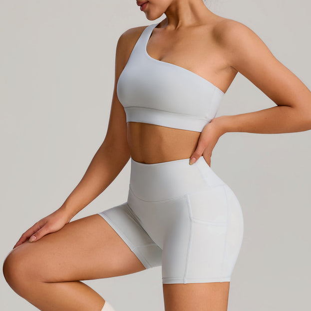 New-Style Women's High-End Tight-Fit Sports Yoga Set With Pockets