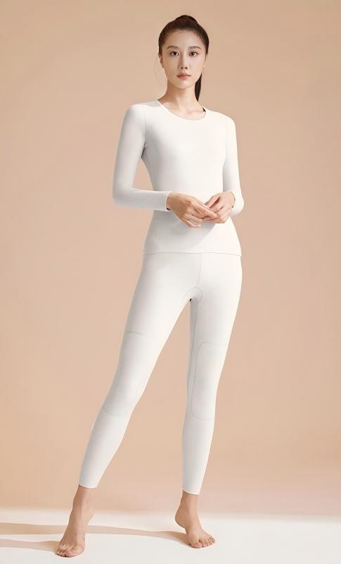Reversible Warm High Elastic Round Neck Suit for Women