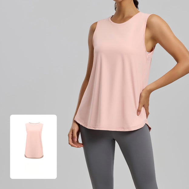 Loose Mesh Quick-Drying Yoga Sports Top