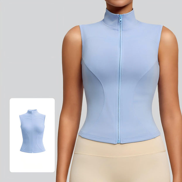 New Sleeveless Women's Stretch Tight Slimming Sports Top