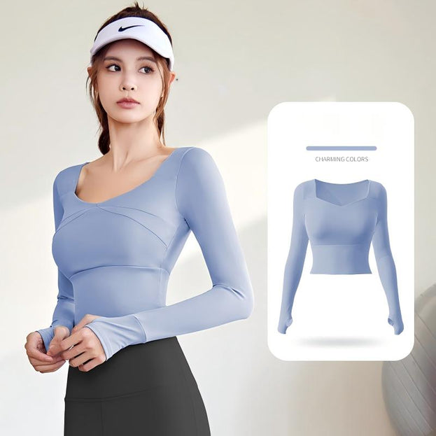 Slimming And Breathable Sports Yoga Top For Women