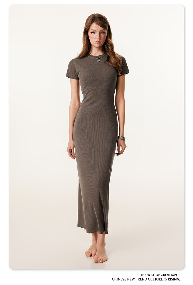 Women's Heavy Washed Short Sleeve Dress