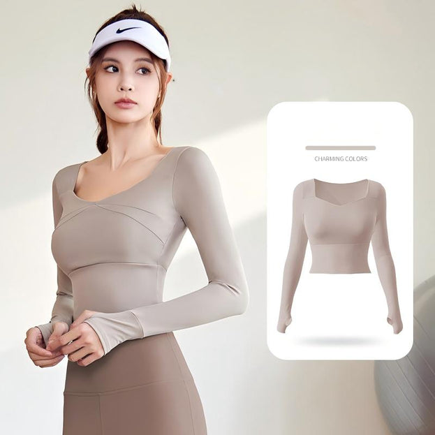Slimming And Breathable Sports Yoga Top For Women